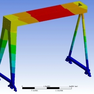 촬T(mn)ʽؙCԪ finite element analysis of shipbuilding gantry crane