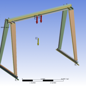 MH늄(dng)JT(mn)ʽؙCԪ  finite element analysis of MH box hoist gant ...