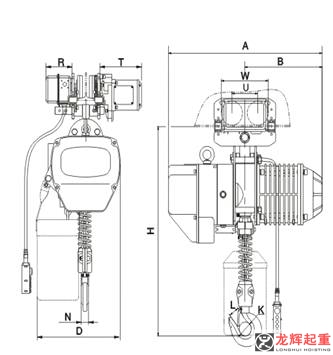環(huán)鏈電動(dòng)葫蘆-0.5噸運行式
