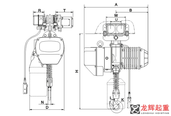 環(huán)鏈電動(dòng)葫蘆-3噸運行式