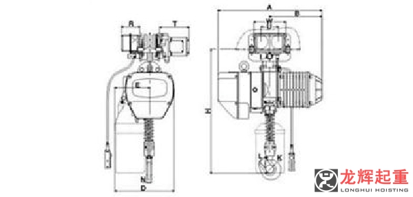 環(huán)鏈電動(dòng)葫蘆-3噸掛鉤式